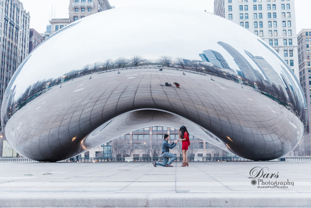 Chicago Surprise Proposal Photographer
