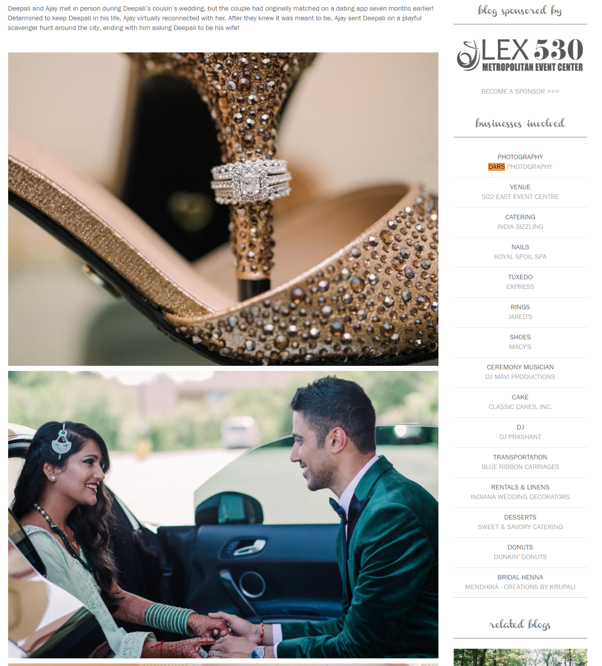 DARS Photography FEATURED BY WEDDING DAY MAGAZINE